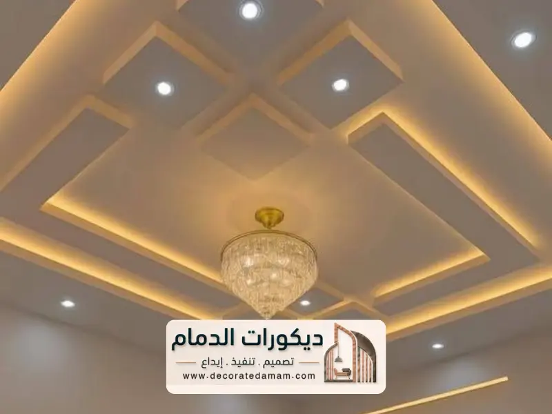 أحدث تصاميم أسقف الجبس 2026 ر